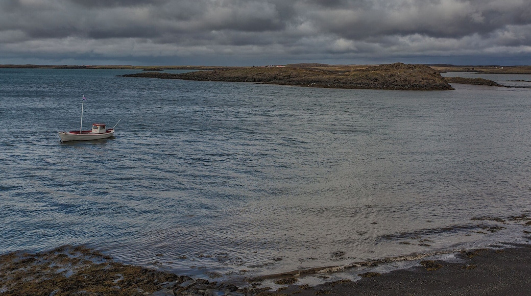 The water is so blue. Just a perfect view.