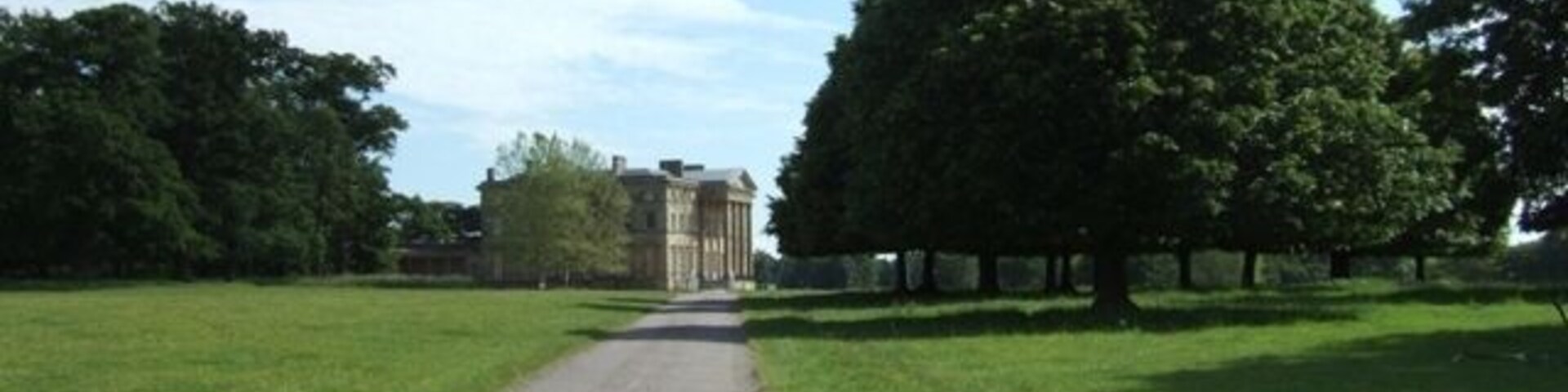 Attingham Park The great house seen from the front drive.