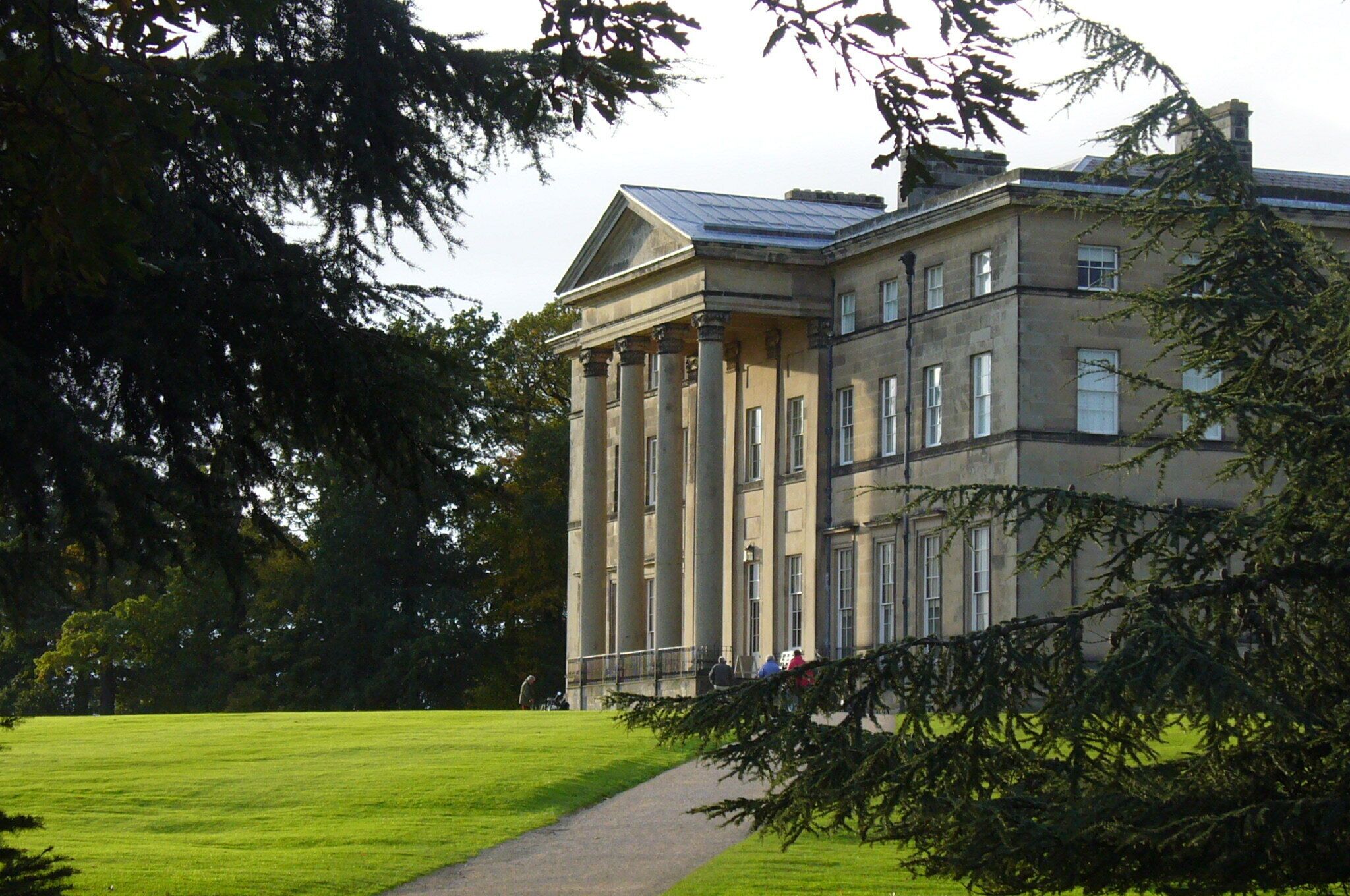 The house in Attingham Park, Atcham, Shropshire, seen from the east