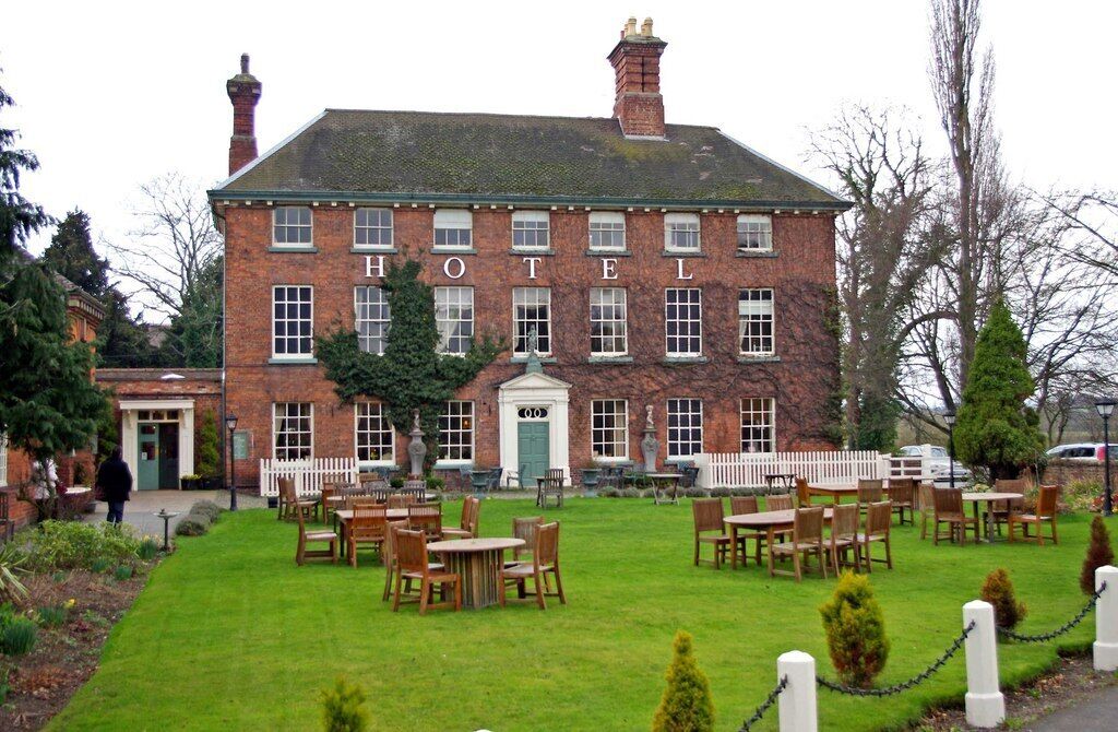 Photograph of the Mytton and Mermaid Hotel, Atcham, Shropshire, England