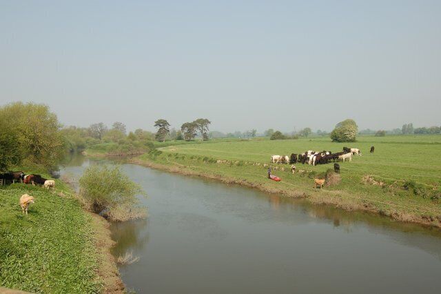 River Severn from the old railway bridge