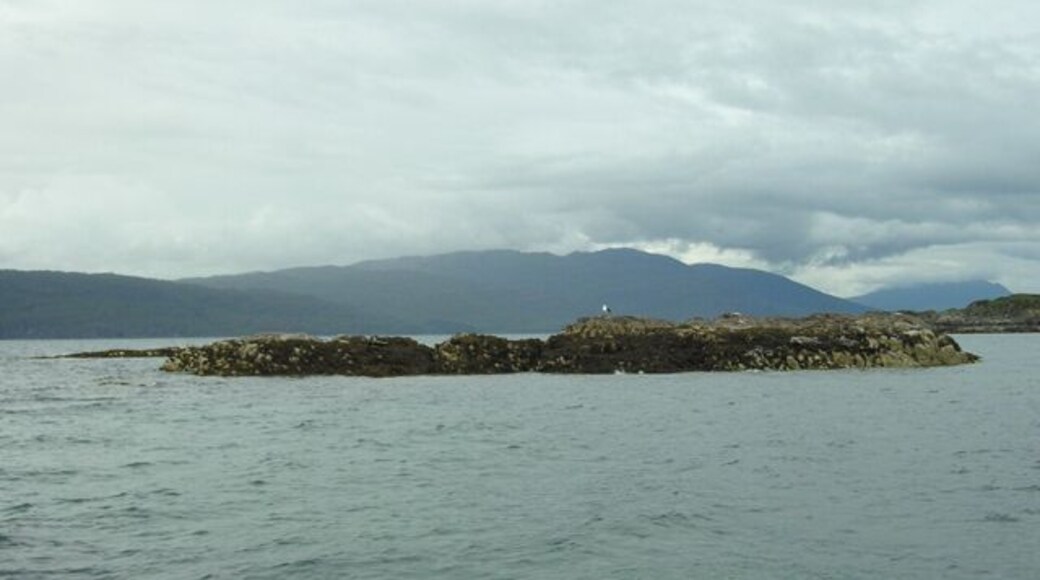 Un-named skerry South-west of Black Islands This un-named skerry is home to several common seals.