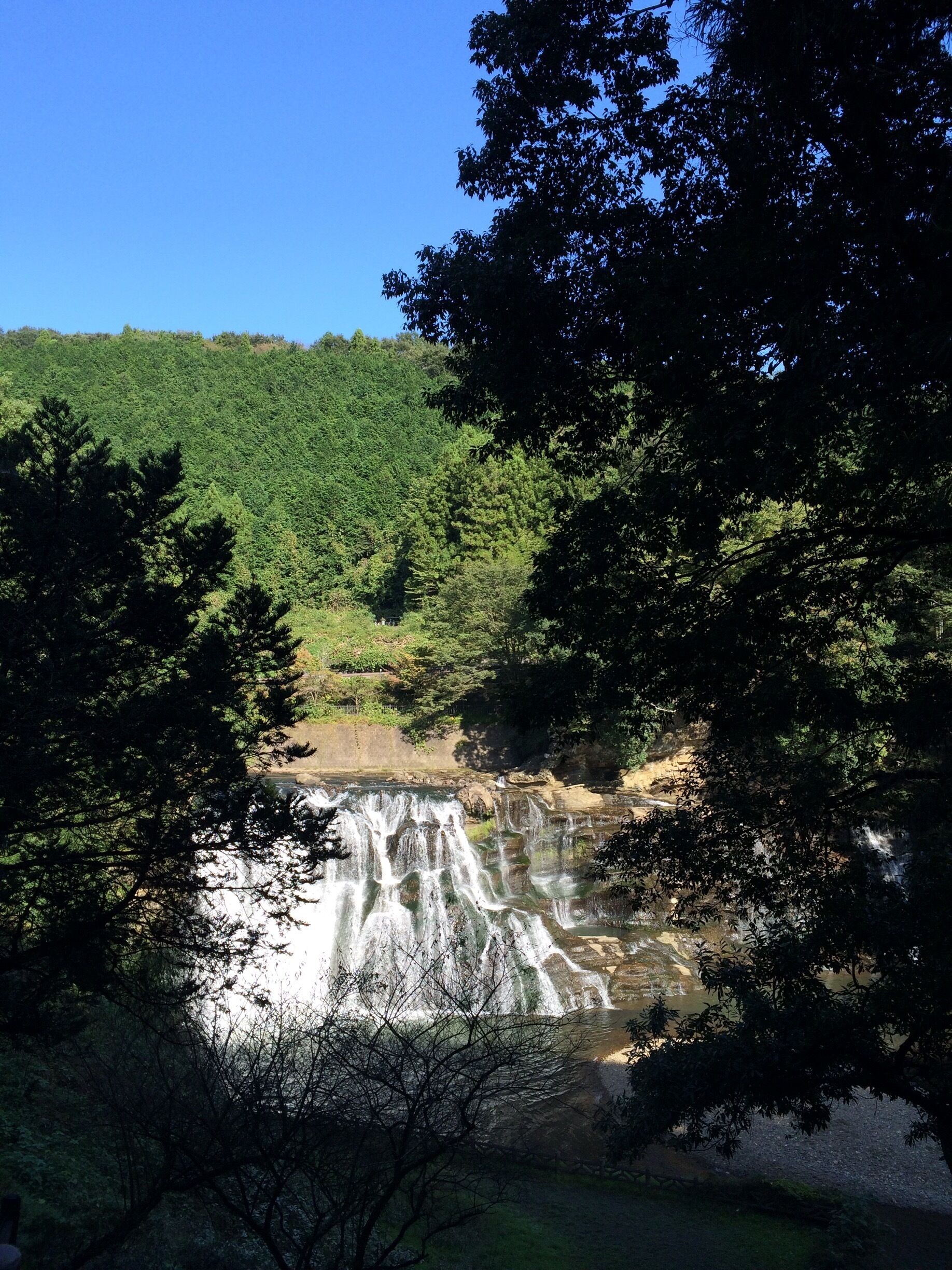Beautiful waterfall called Ryumon no Taki, which means Dragon Gate falls. 