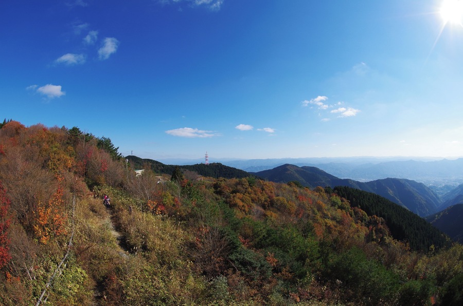 和泉葛城山展望台にて 2013.11.23