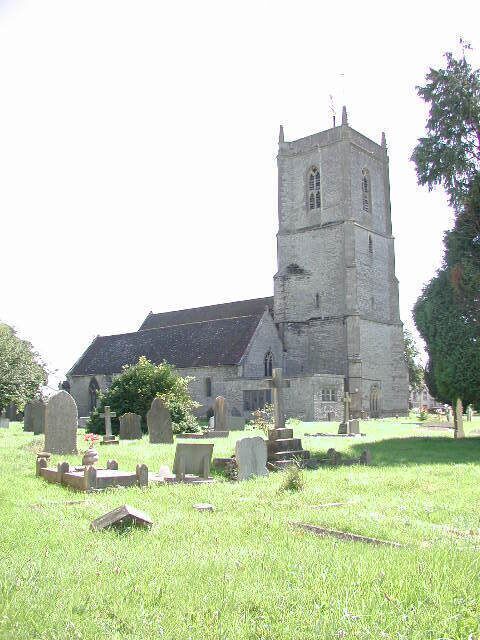 Pucklechurch (Glos) St Thomas a Becket church. A little bit overexposed - the first picture ever taken with my digital camera!