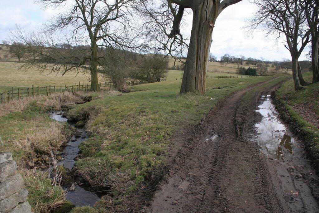 Bridleway near Stainburn