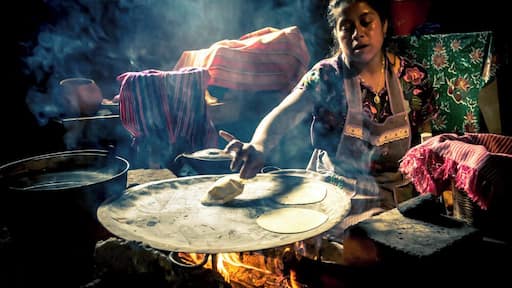 Today, I was lucky enough to eat at a local's house. The best thing ever.