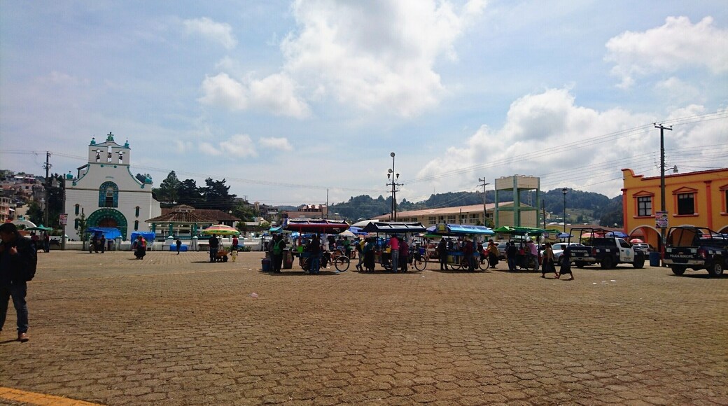 A very unique place close to San Cristóbal de las Casas.
The reason to go is the church. The religion of the people of Chamula is a very special mix between Mayan religions and Christianity. When you enter the church you find yourself in another world. There are no benches, the floor is covered in pine needles and there are thousands of candles on the floor. Shamans murmur spells, there are chicken sacrifices and the whole atmosphere is a bit surreal.
(Btw photography is prohibited)