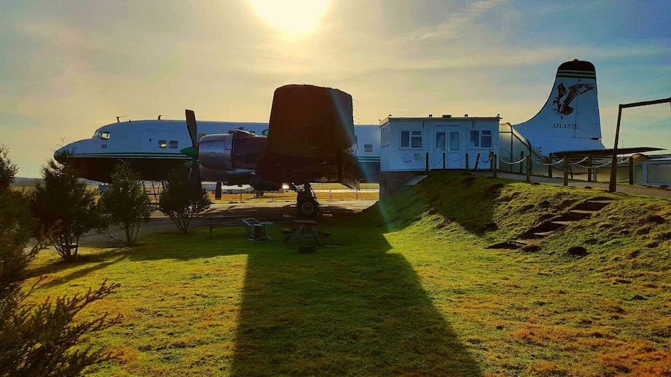 #LKsAwayDays had a nice spot of lunch inside this beaut of a classic airliner