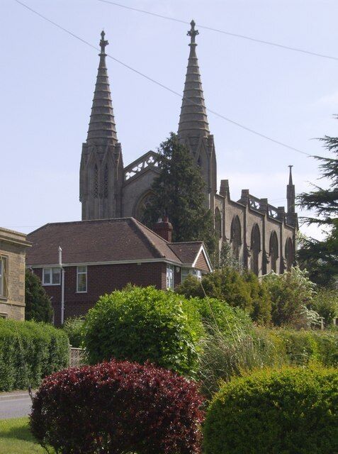 The former Christ Church, Rode Hill, Rode, Somerset, seen from the west. Built in 1824, but now converted into a private house.