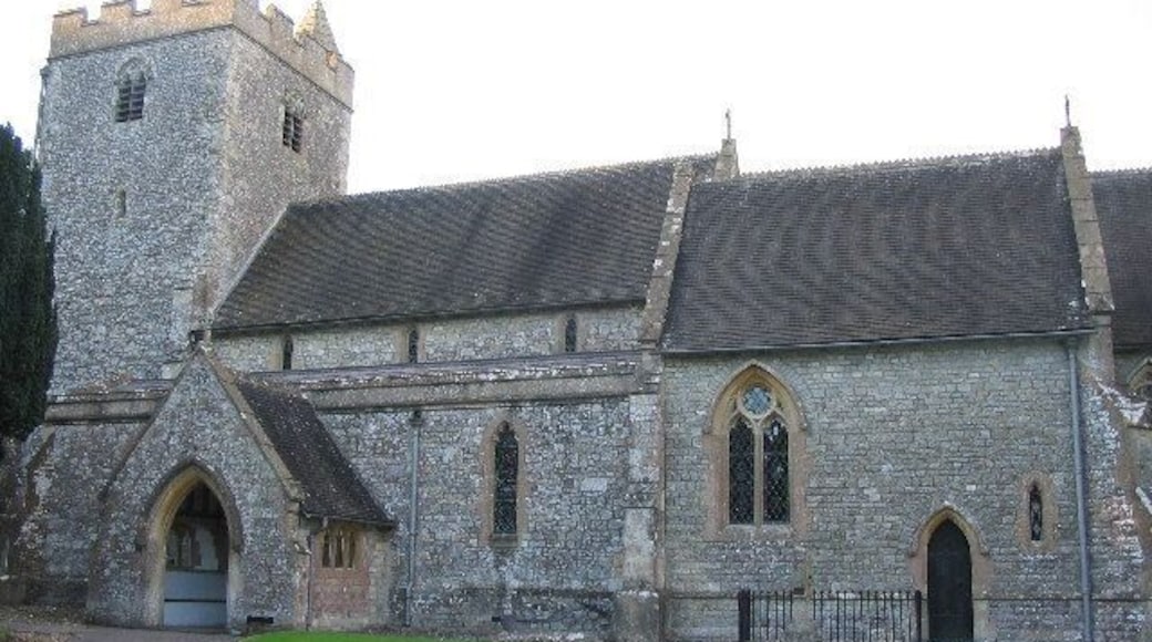 SS Peter and Paul parish church, Longbridge Deverill, Wiltshire, seen from the south