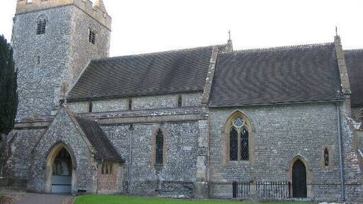 SS Peter and Paul parish church, Longbridge Deverill, Wiltshire, seen from the south