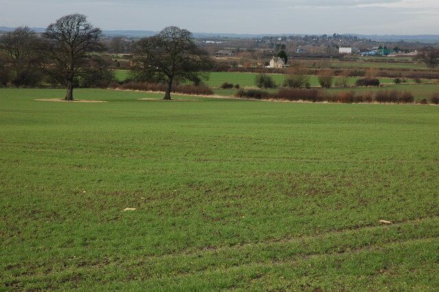 Farmland near Lower Clopton Farm Farmland near Lower Clopton Farm to the west of Meon Hill.