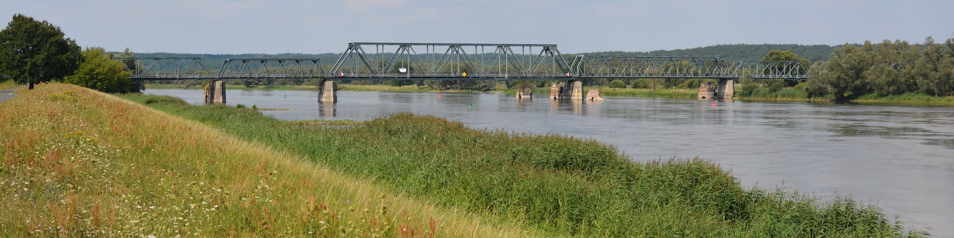 Oderbrücke Bienenwerder der ehemaligen Wriezener Bahn