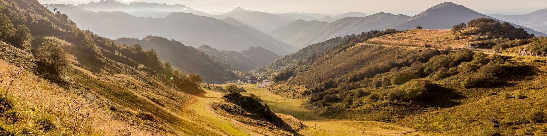 Paysage autour de Guzet-neige, Pyrénées