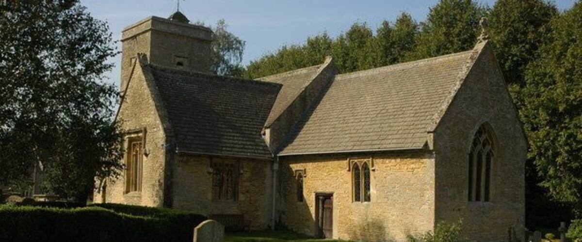 Church of England parish church of the Holy Trinity, Ascott-under-Wychwood, Oxfordshire: view from the south-east.