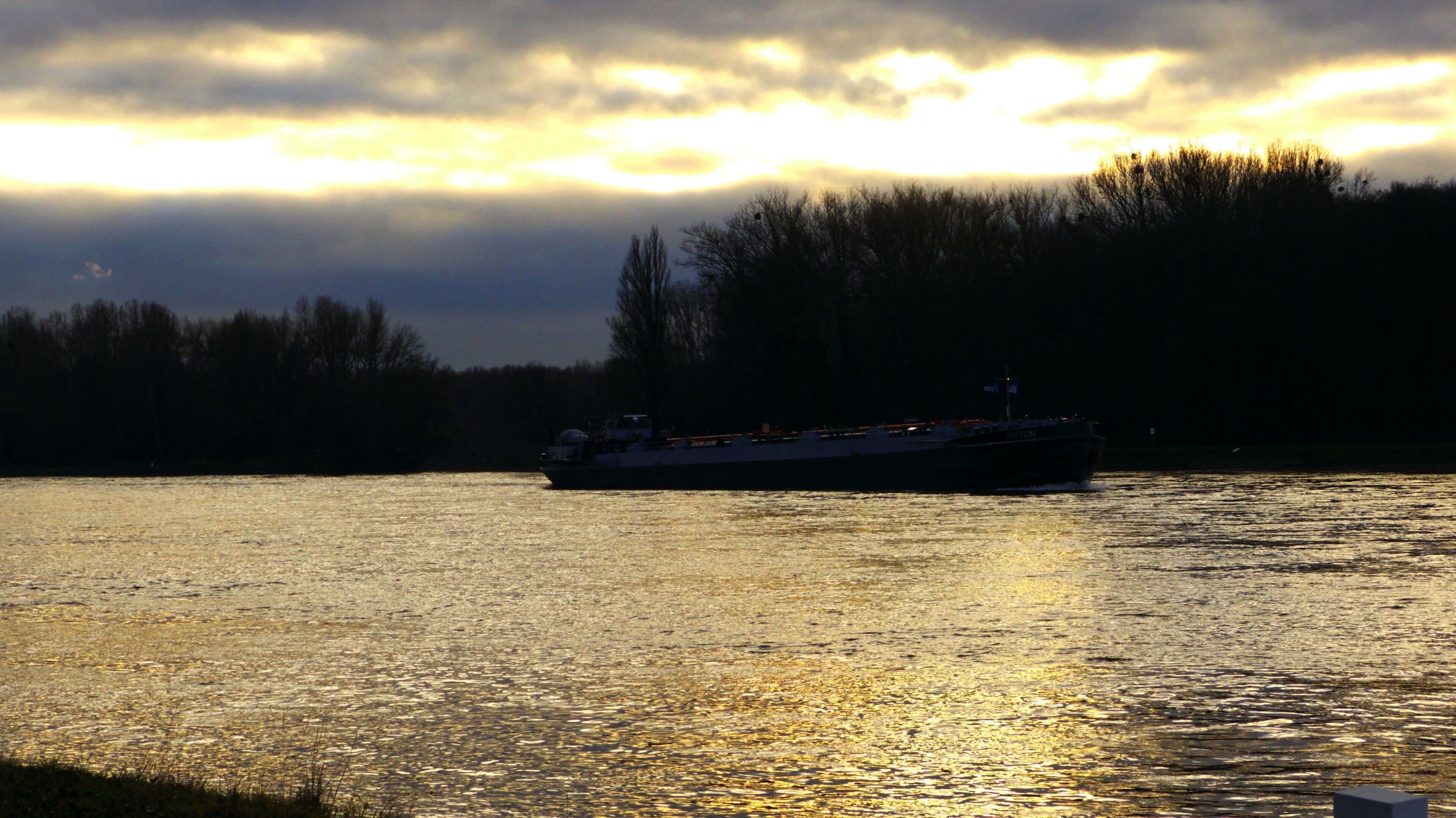 Sunset Over Rhine