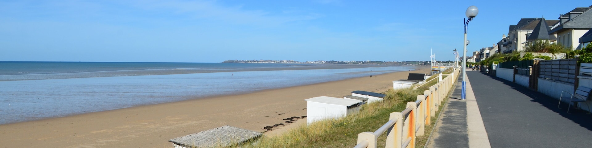 La plage de Jullouville (La Manche - Normandie - France)