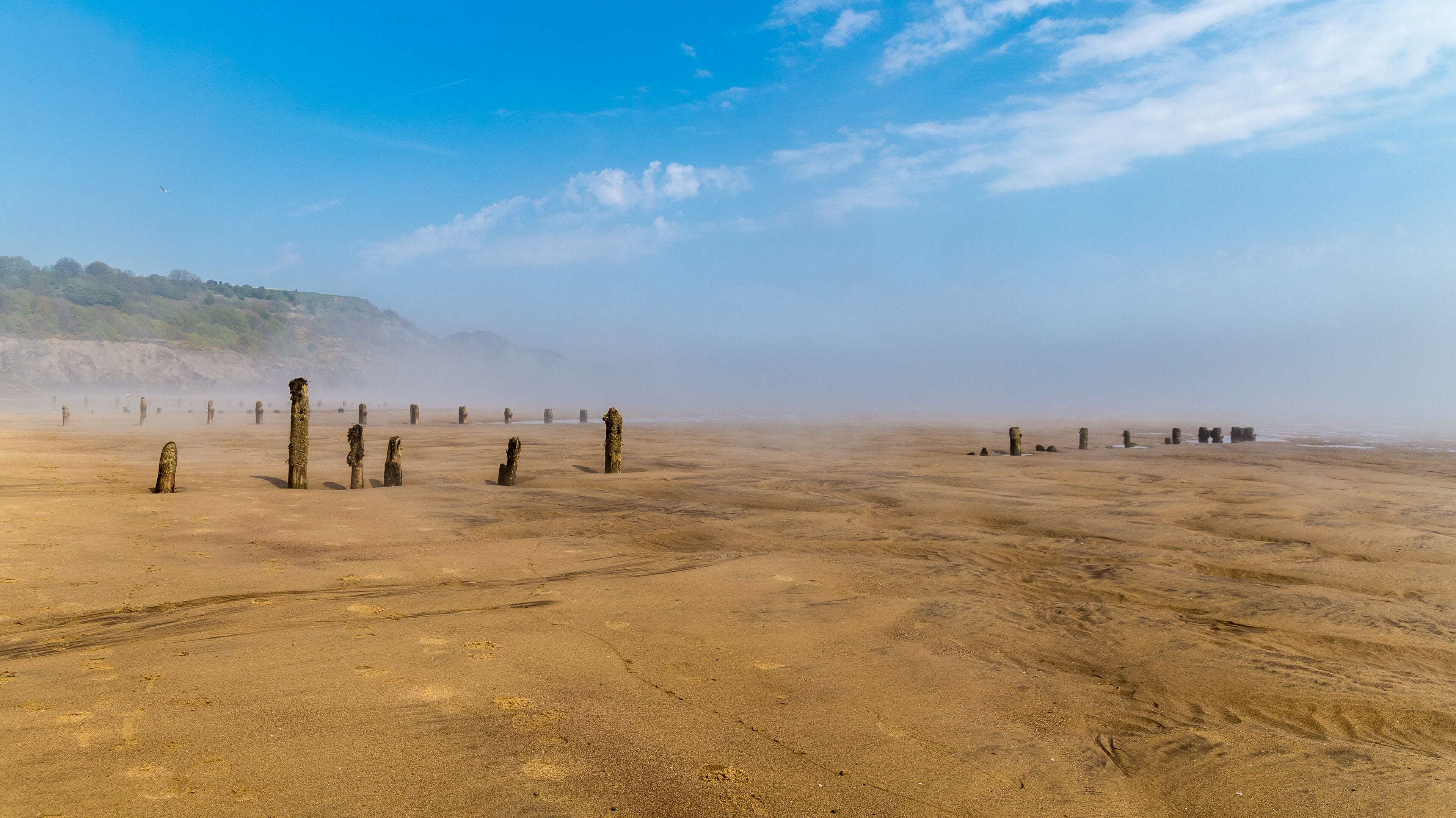 Sandsend Beach, North Yorkshire, UK