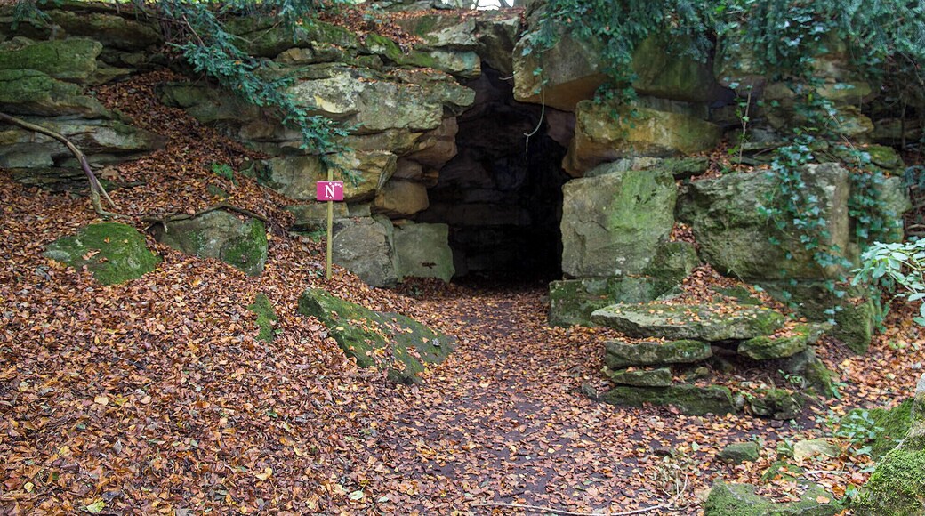 The Hermit's Cave, Batsford Arboretum.