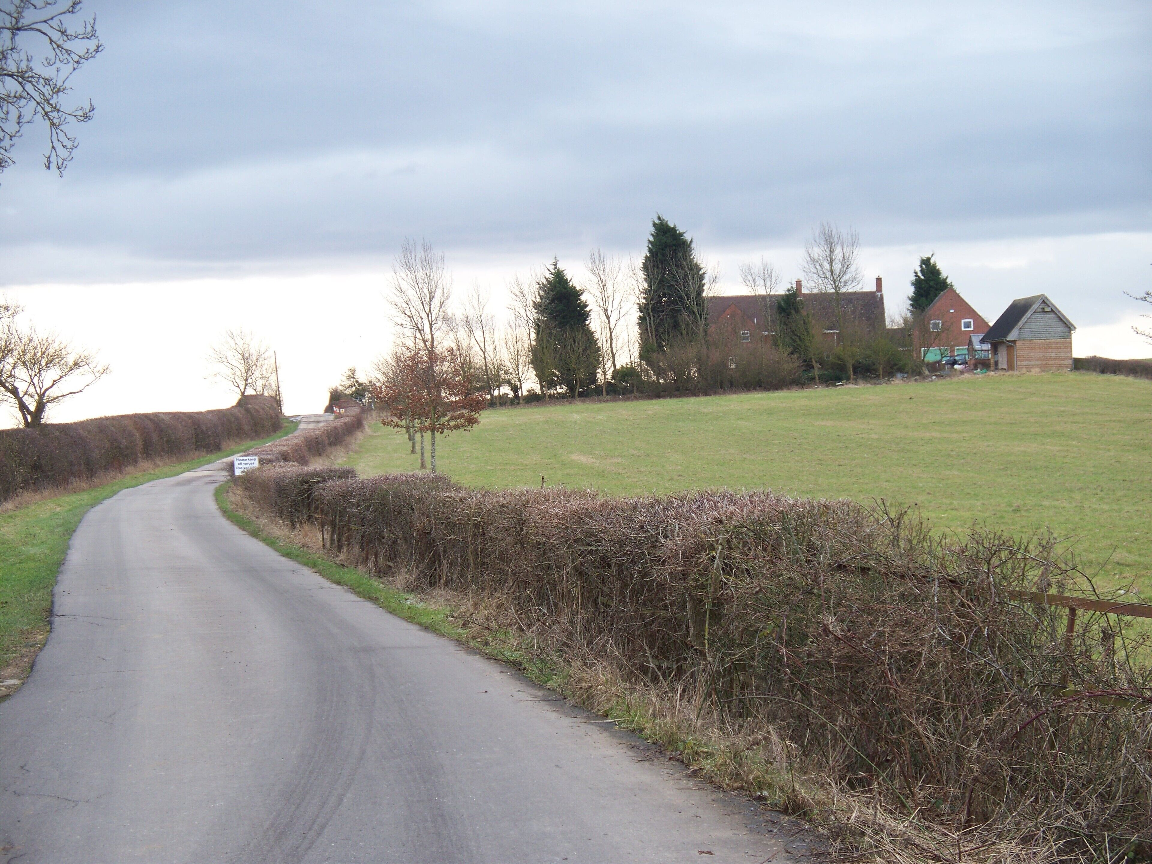 Hillside House The driveway leads from the B4035 to Ditchford Farm which hosts a number of small business units.