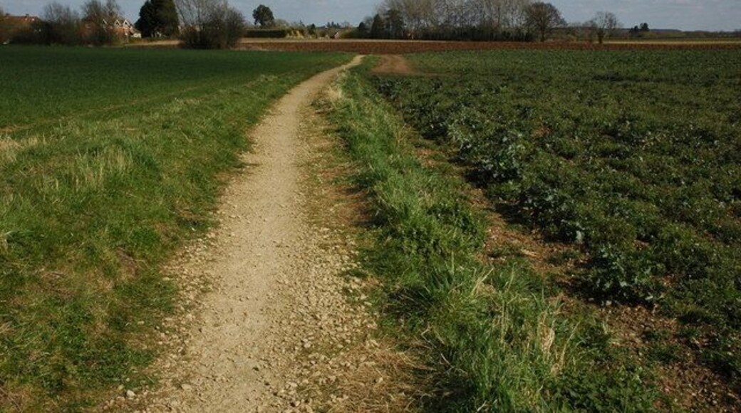 Footpath to Weston-on-Avon Footpath from Welford-on-Avon to Weston-on-Avon.