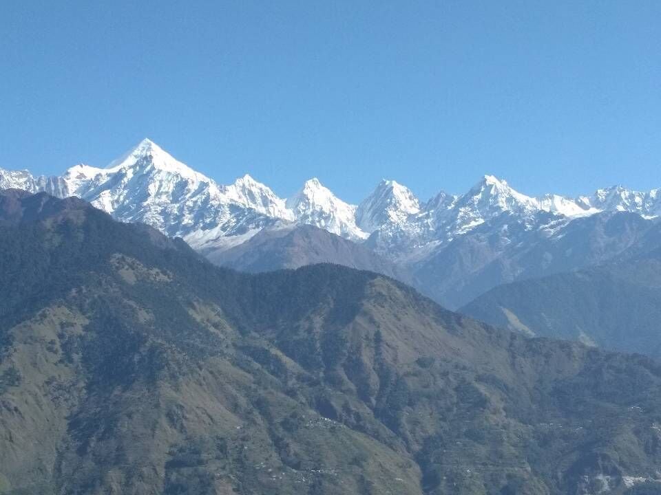 Part of the Himalayan Range - the Panch Chulli, literally meaning Five Stoves, which were used by the Panch (five) Pandavas of the epic Mahabharata.