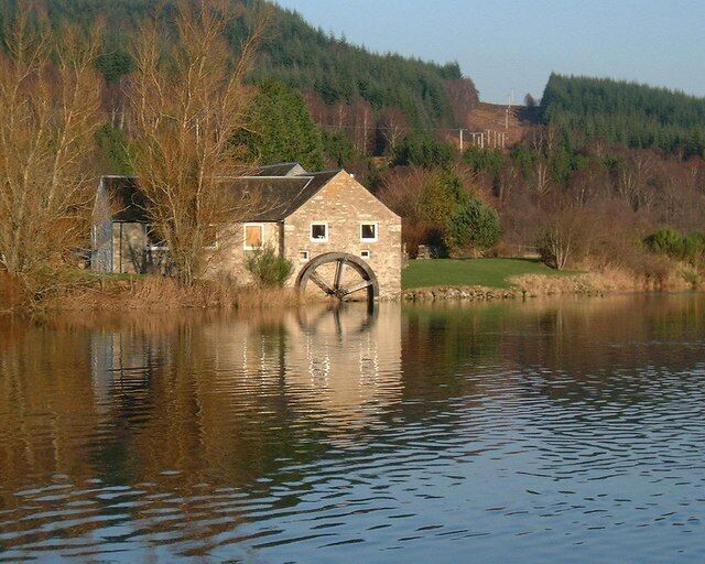 Loch Tummel Water Wheel View from Loch Tummel Hotel Grounds