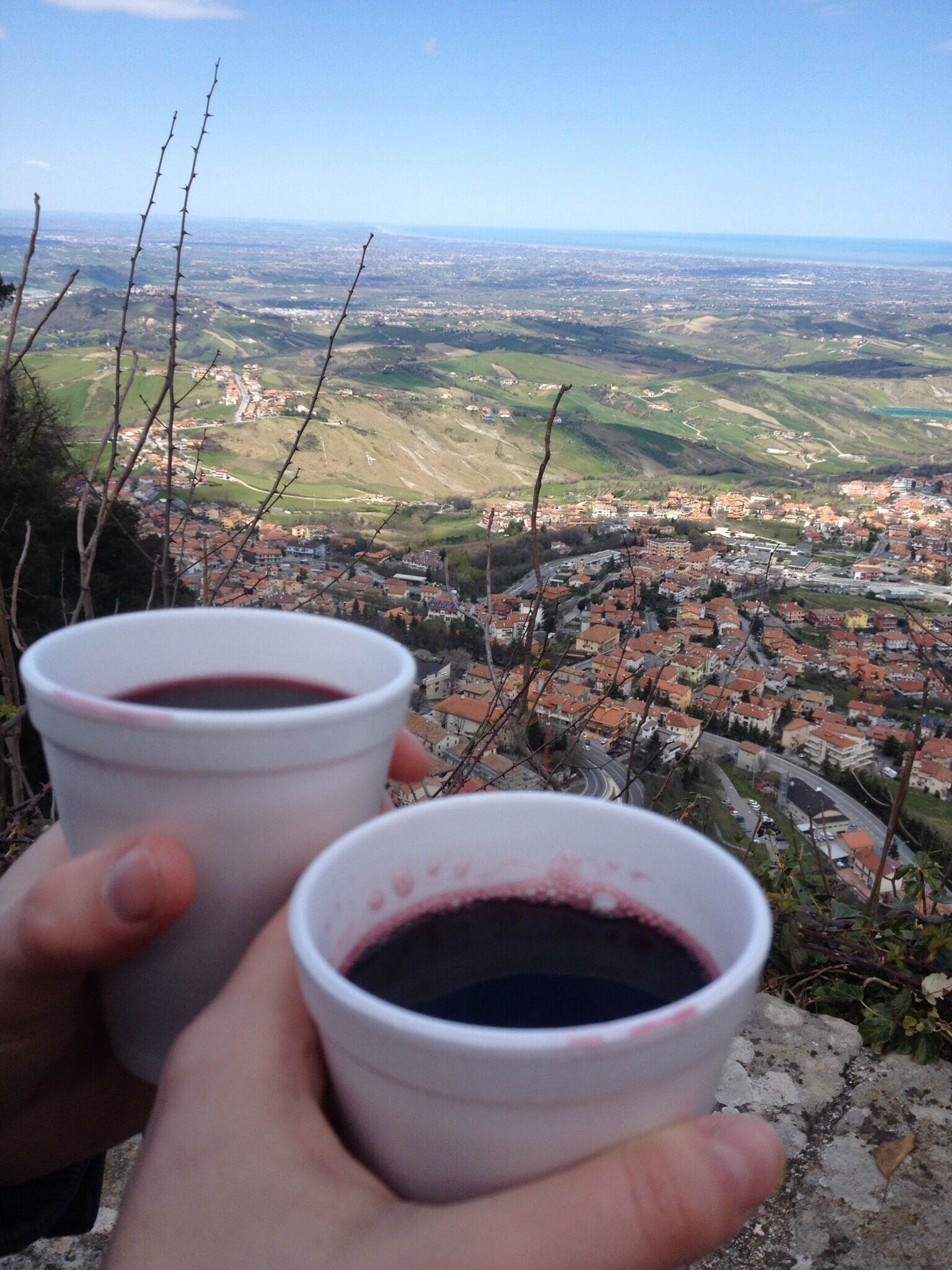 The view from San Marino 