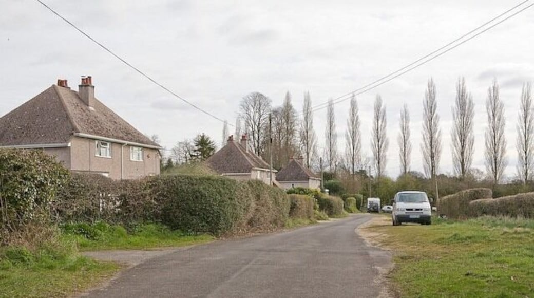Eastern end of Church Lane, Plaitford