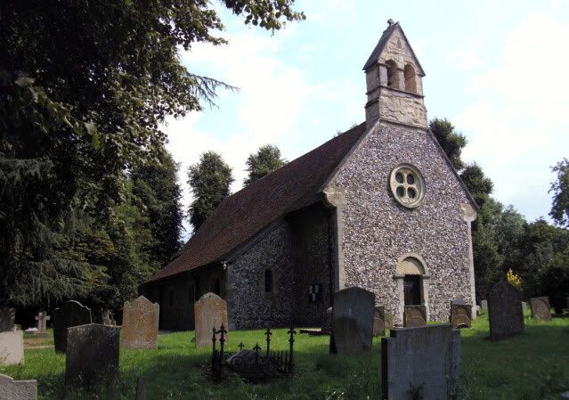 St Mary the Virgin parish church, Birchanger, Essex, seen from the northwest