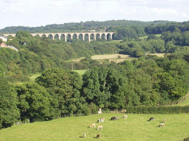 Cefn viaduct from Pontcysyllte aqueduct
