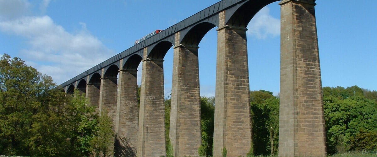 Pontcysyllte Aqueduct; picture taken by Akke Monasso