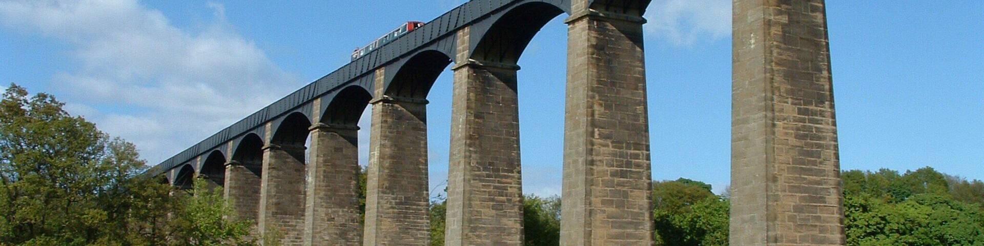 Pontcysyllte Aqueduct; picture taken by Akke Monasso
