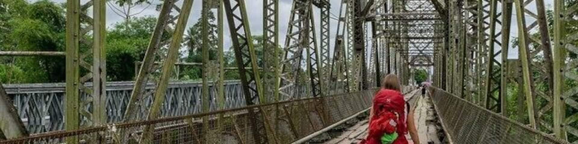 Boarder crossing from Costa Rica to Panama on the caribbean side. Beautiful old bridge! #costarica #panama #rivercrossing #walkyourwayaround #thetwohobos #ontheroad #outdoors #travel #travelingtheworld #adventure #exploretheworld #nature #naturelovers #ig_nature #igtravel