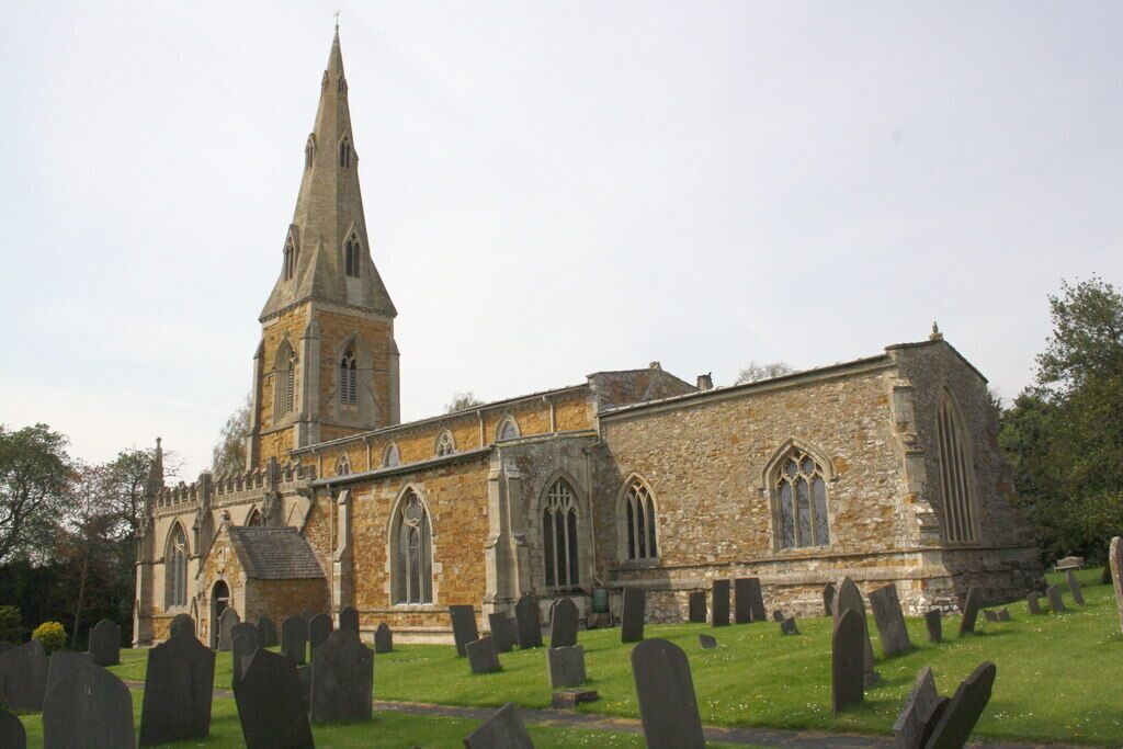 St Luke's Church and headstones