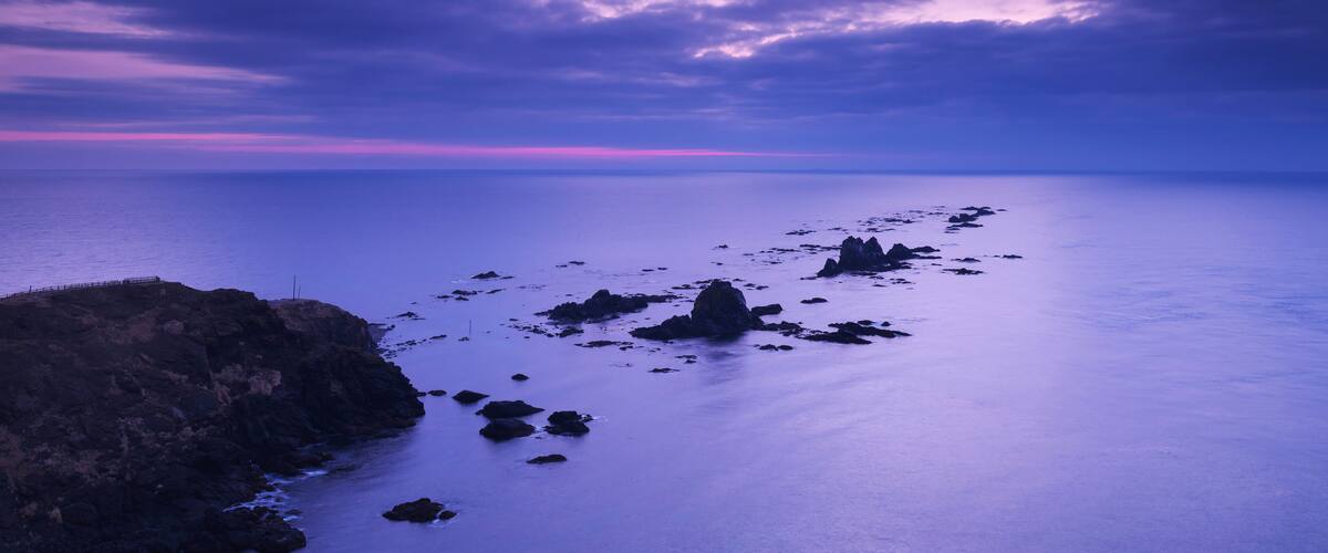 Cape Erimo in the morning, Japan,Hokkaido,Horoizumi District, Hokkaido,Erimo town