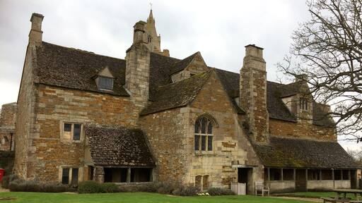 Lyddington Bede House Rutland. North with of the Bedehose..
