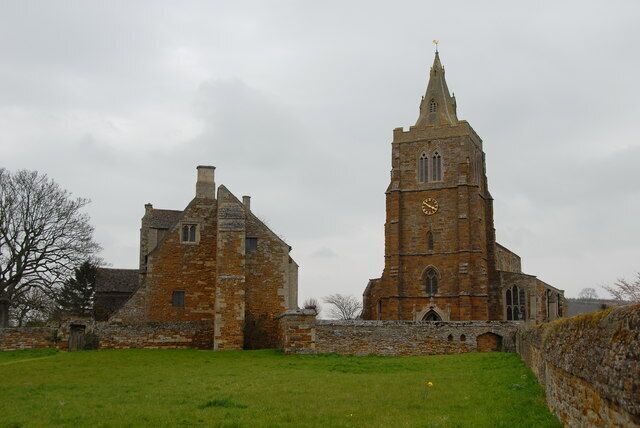 Lyddington, Rutland: Bede House and Church of England parish church of St Andrew.