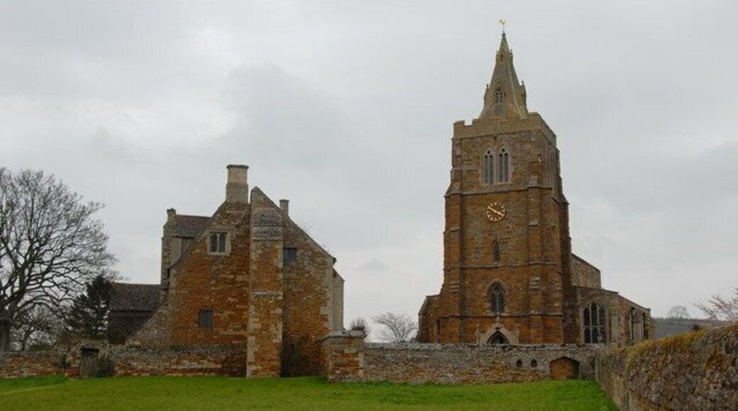 Lyddington, Rutland: Bede House and Church of England parish church of St Andrew.