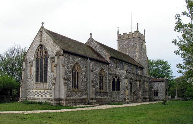 Church "All Saints" near to Burnham Thorpe, Norfolk, Great Britain