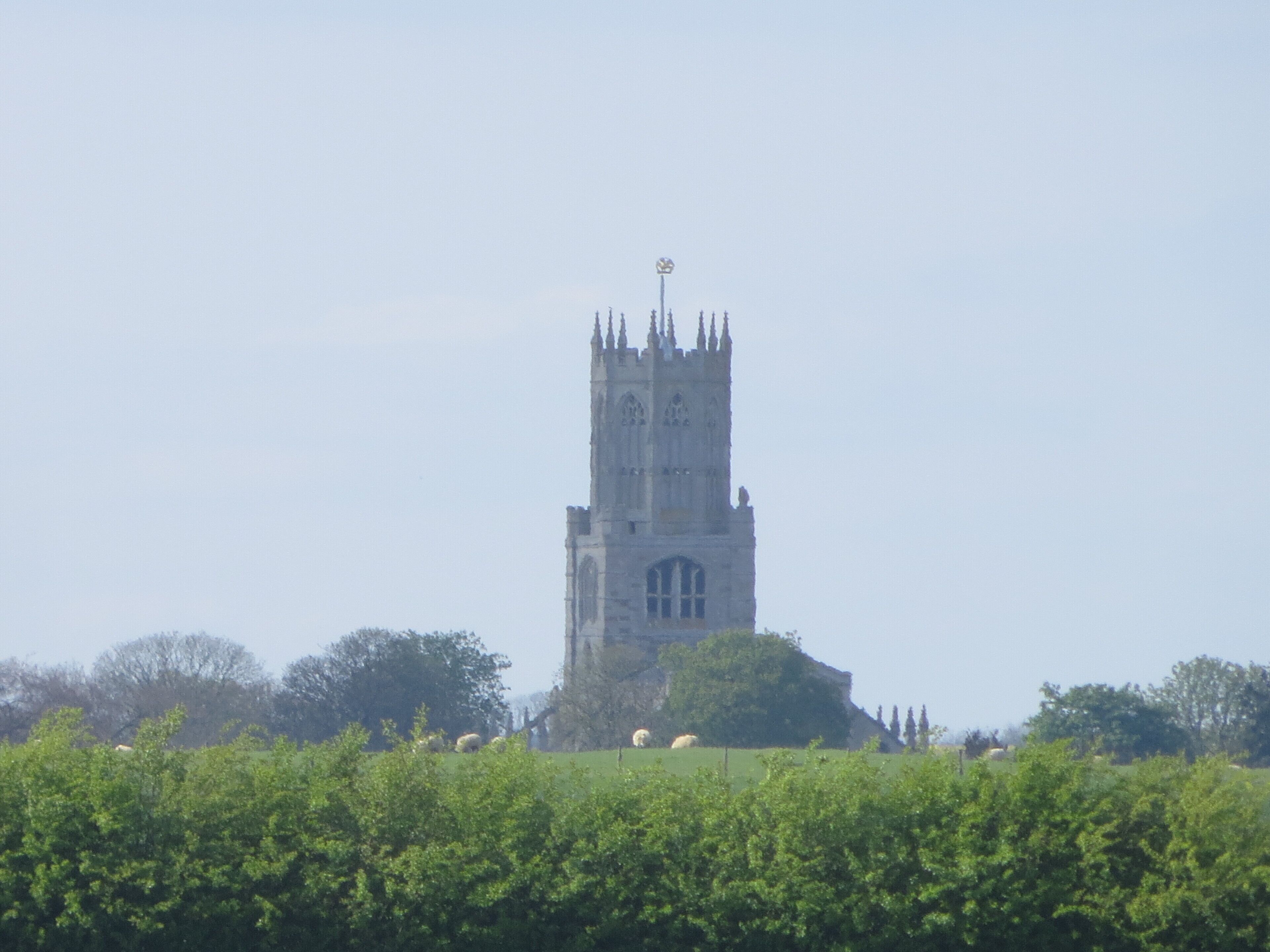 Fotheringay from Eaglethorpe - April 2014
