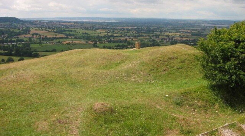 Frocester Hill Viewpoint. Severn Valley view