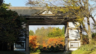 At Komaki Onsen Shibusawa Park in Misawa, Aomori prefecture, Japan.