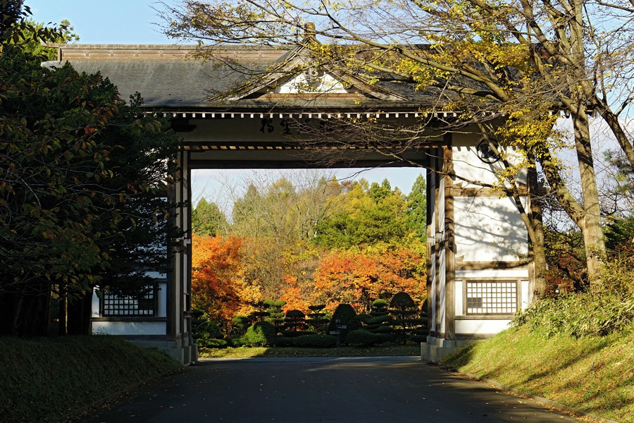 At Komaki Onsen Shibusawa Park in Misawa, Aomori prefecture, Japan.