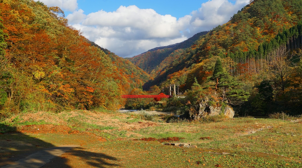 Dakigaeri Valley in autumn, Akita prefecture, Tohoku, Japan.