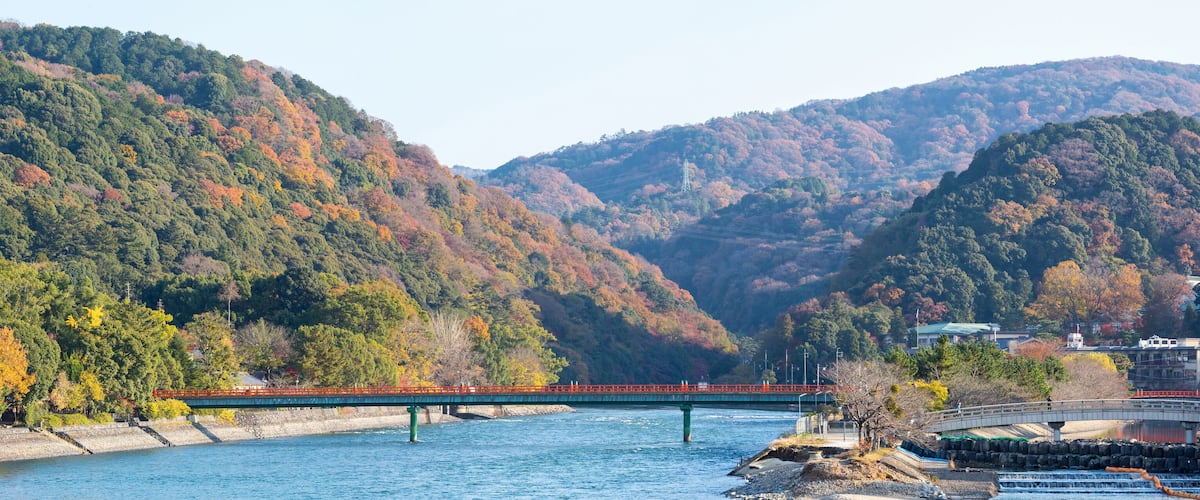 Panorama of Uji Kyoto Japan