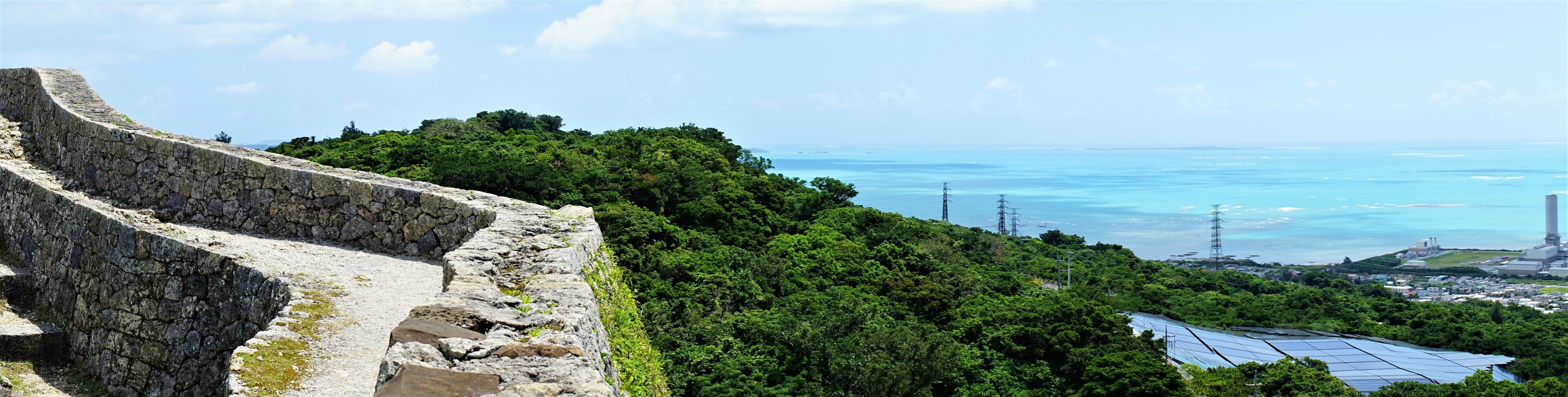 Nakagusuku Castle ruins. World heritage of Okinawa, Japan - 沖縄の世界遺産 中城城跡