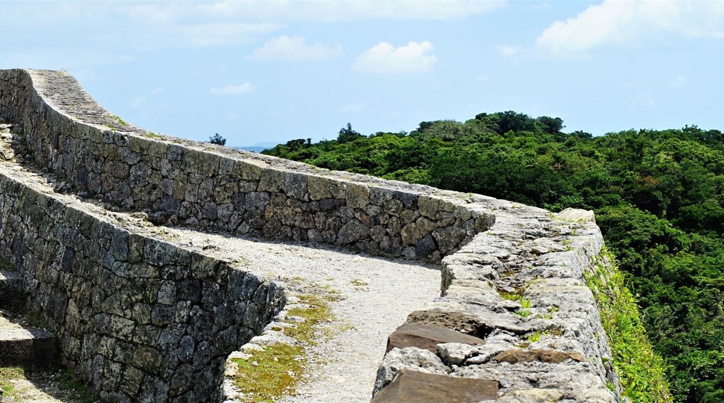 Nakagusuku Castle ruins. World heritage of Okinawa, Japan - 沖縄の世界遺産 中城城跡