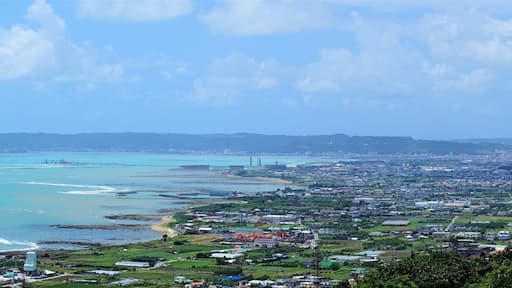 Aerial view from Nakagusuku Castle ruins. World heritage of Okinawa, Japan - 日本 沖縄県 世界遺産 中城城跡からの景色